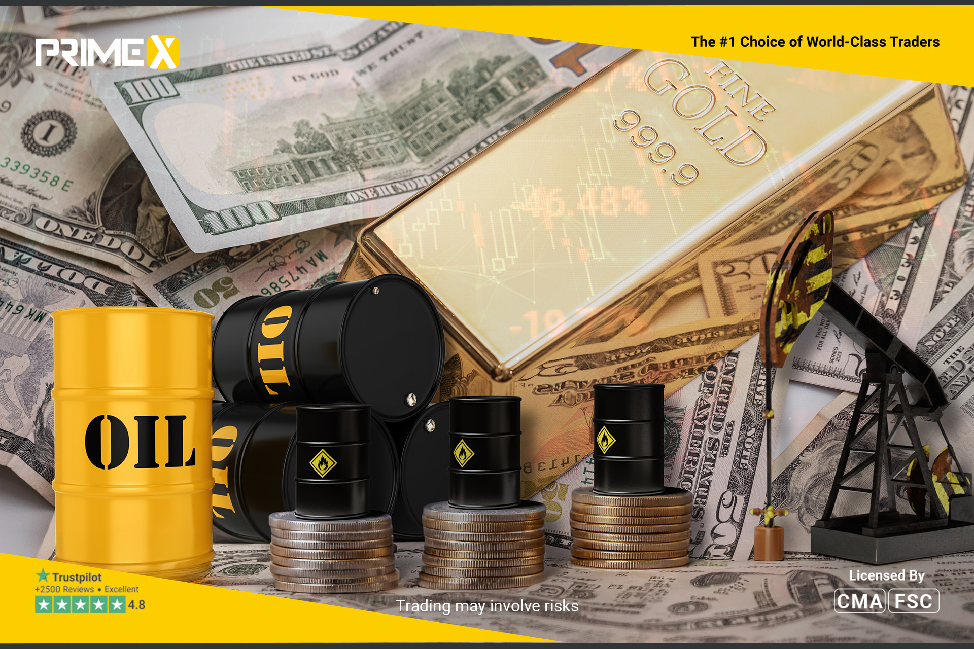 Gold Gains as US-Iran Diplomacy Weighs on Dollar, while Oil faces Mounting Supply Risks Ahead of FOMC