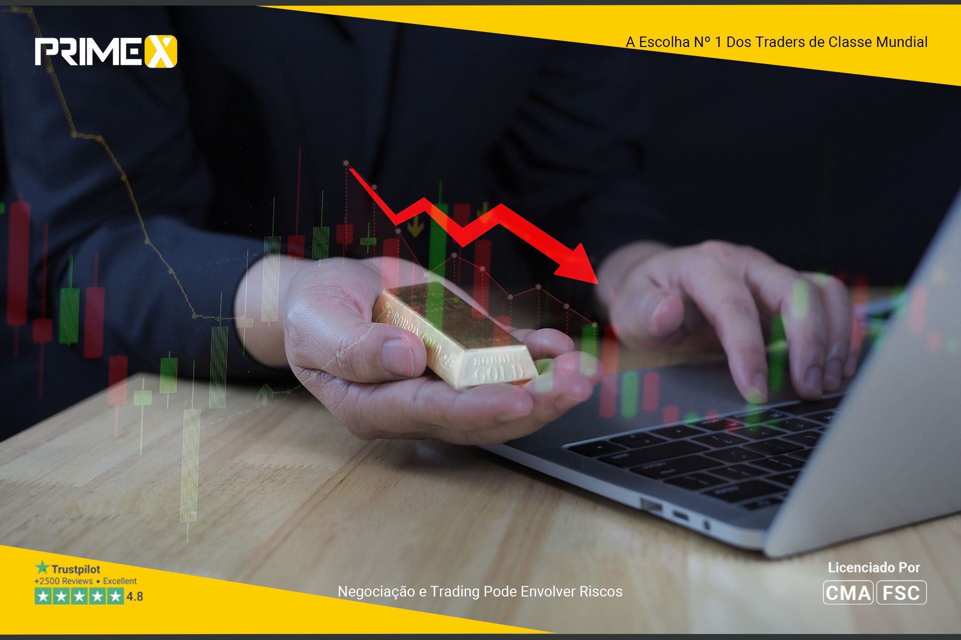 Urgente: Ouro Despenca Abaixo de US$ 4.200 e Atinge Menor Nível Desde 5 de Agosto