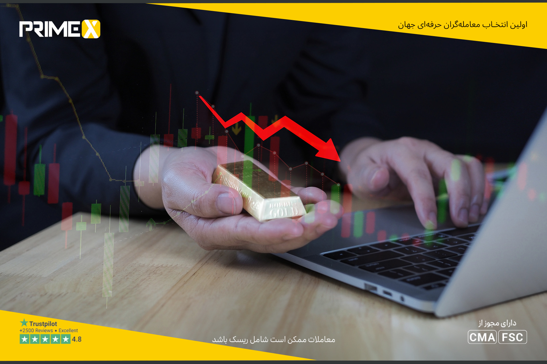  فوری: سقوط طلای جهانی به زیر 4,200 دلار و ثبت پایین‌ترین سطح از ۵ اوت در پی جهش بازده اوراق